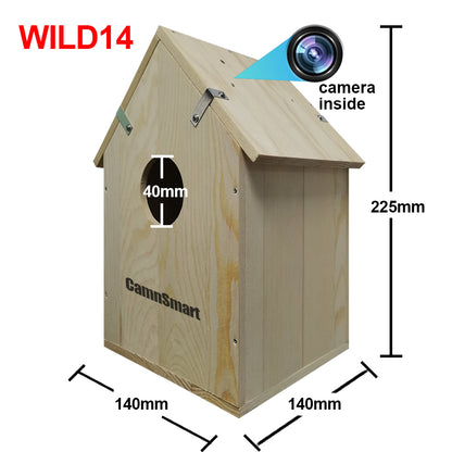 CamnSmart Wild Bird House with WiFi FHD Camera