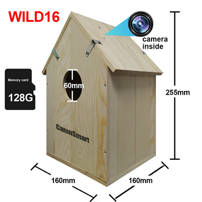 CamnSmart Wild Bird House with WiFi FHD Camera